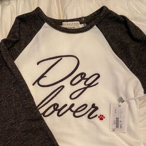 PJ SALVAGE Dog Lover graphic sweater/ sweatshirt